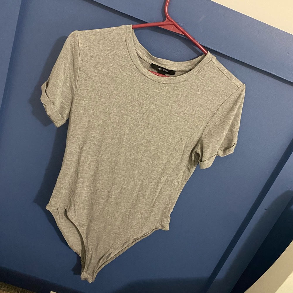 Never Worn Grey Bodysuit